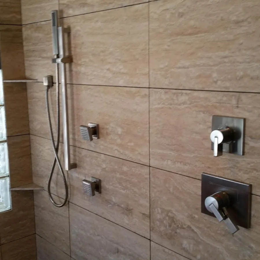 Shower fixture installation for Water Heater Replacement in Norton